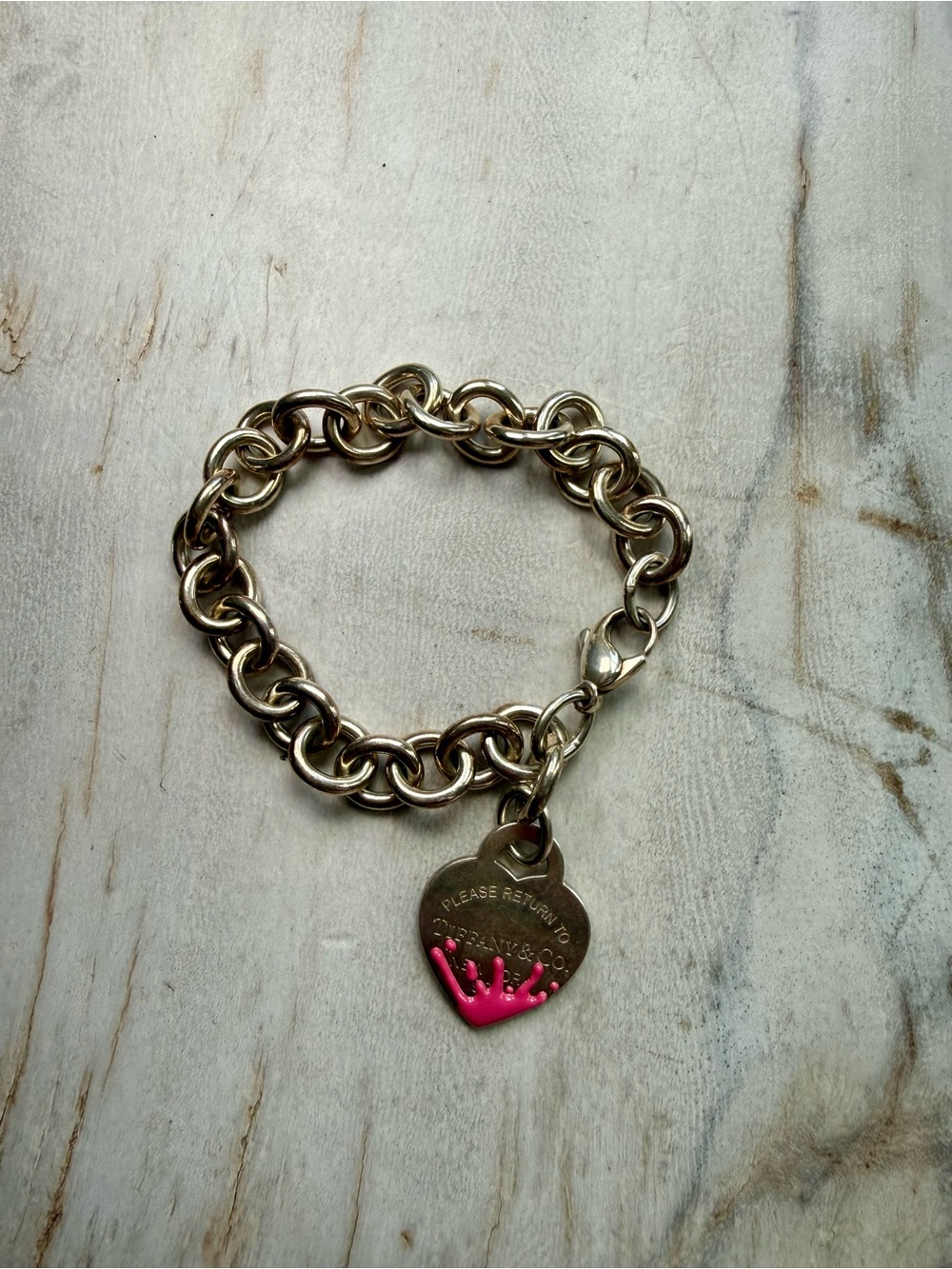 Tiffany & Co. Return to Tiffany Pink Splash Bracelet